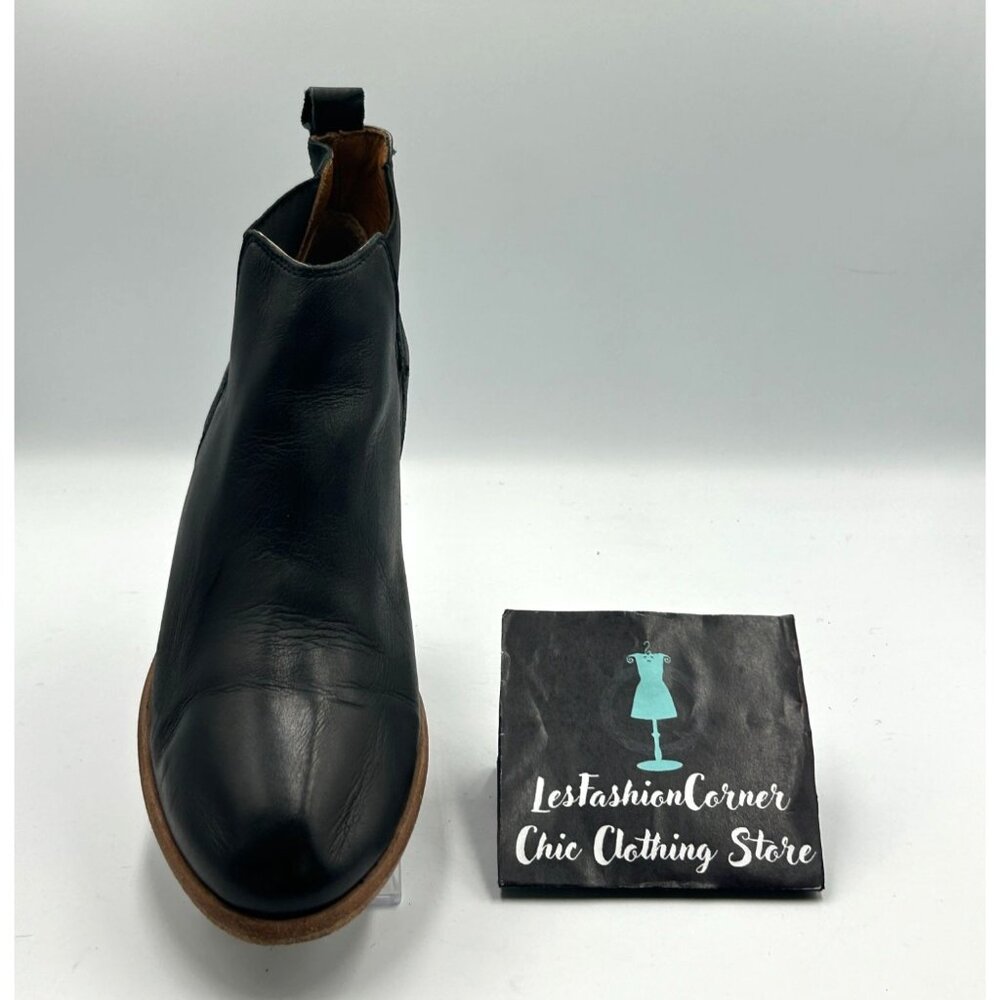 Frye Women's Black Leather Carson Chelsea Pull On Ankle Boots Size 9.5M 3250 - Picture 13 of 16